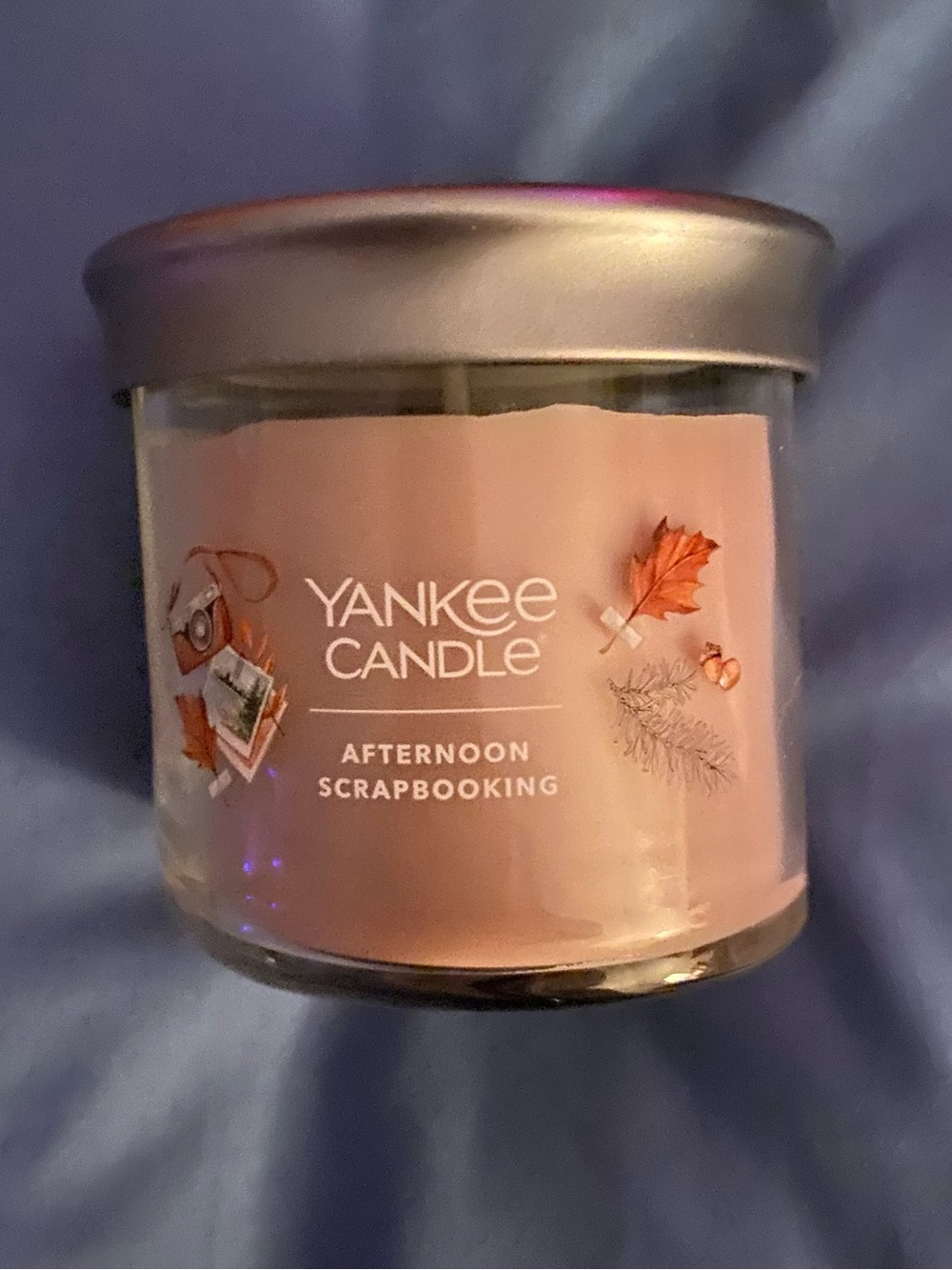 Yankee Candle Small Tumbler Candle Afternoon Scrapbooking Scent